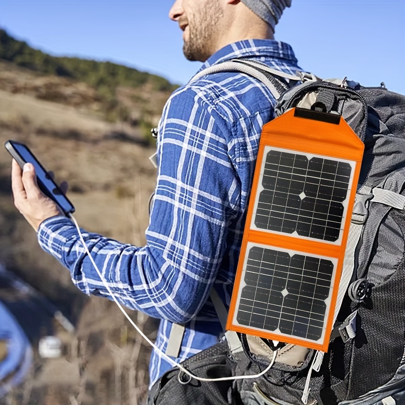 Panel solar portátil 10W 5V Cargadores de energía para actividades