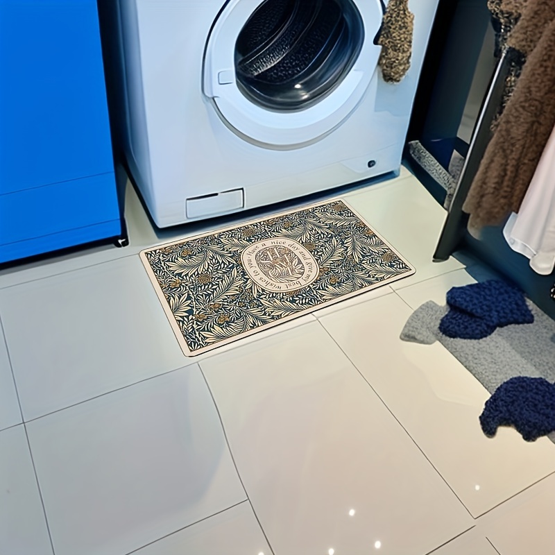 Washer And Dryer Covers Protector Mat Non-slip Quick Drying And