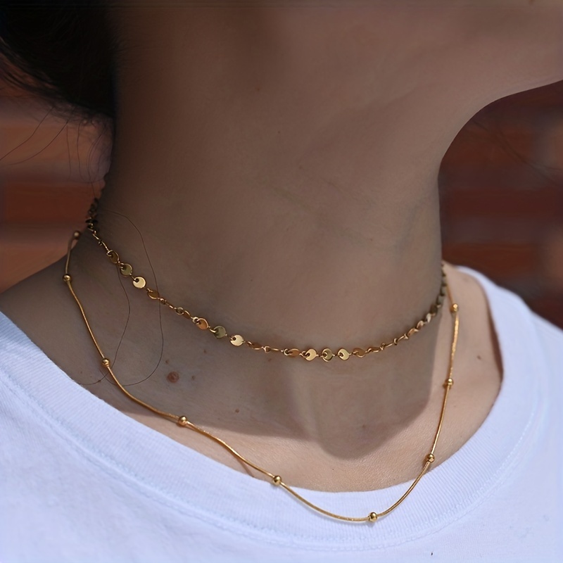 DESI - Pierced Round Cut Necklace