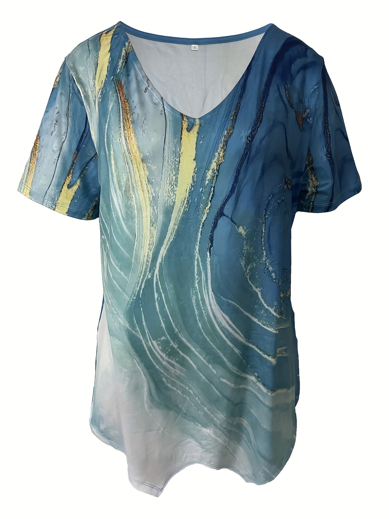 summer new european american 3d geometric abstract pattern