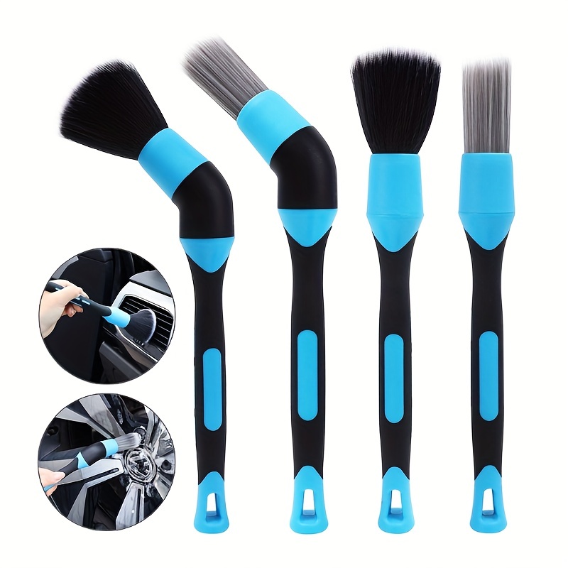 

New Car Detail Brush Gap Brush Tire Cleaning Brush Soft Hair Interior Cleaning Brush Set
