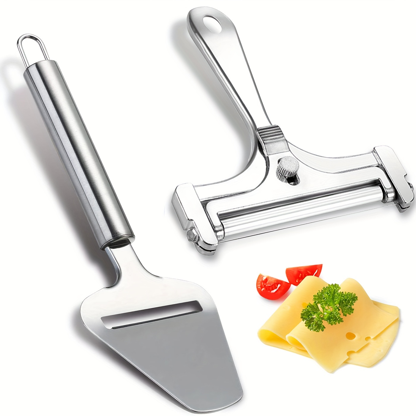 Hard Cheese Slicer Adjustable Stainless Steel Wire Cutter Kitchen