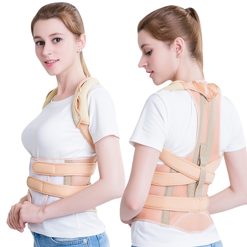 Back Posture Support Strengthened New Double Dragon Bone - Temu