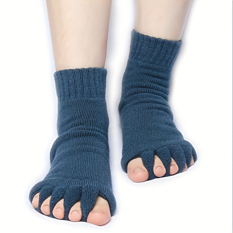 Toe Socks, Sweat Absorption Toe Separator Socks Backless For