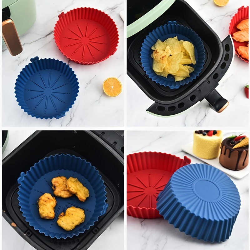 1pc Fodera Friggitrice Aria In Silicone (8 ''/10 '') Pentola - Temu Italy