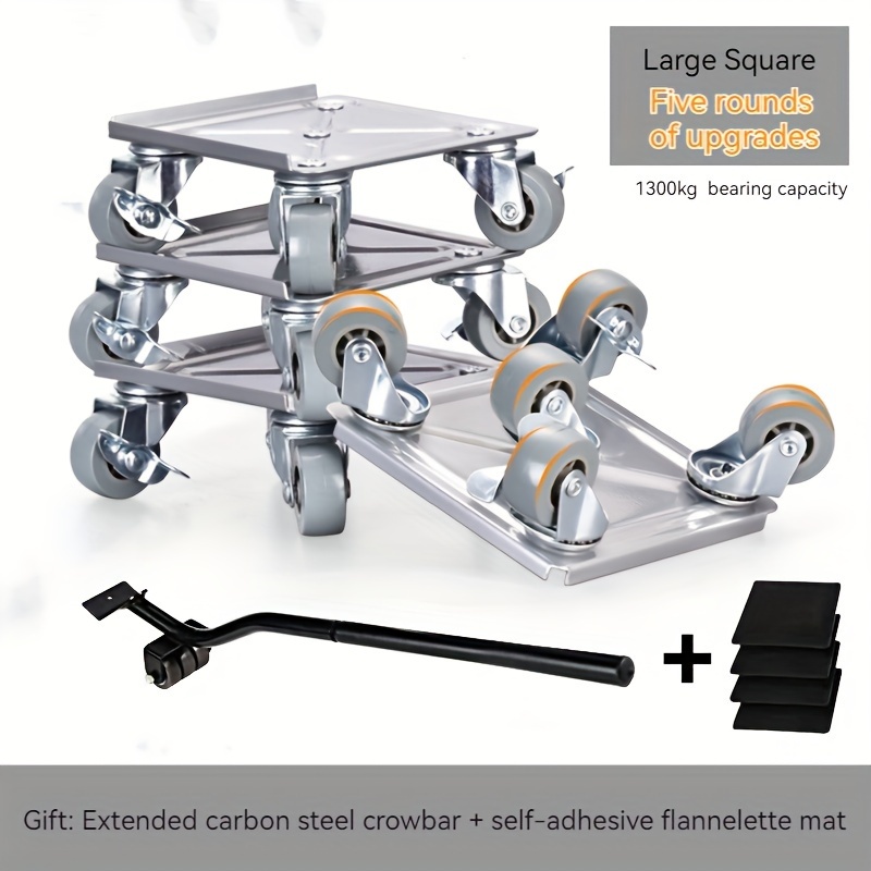 Furniture Movers Furniture Dolly Furniture Lifters for Heavy Furniture,  Universal Wheels with Brakes, 2866 lbs Load Capacity, Furniture Sliders  with