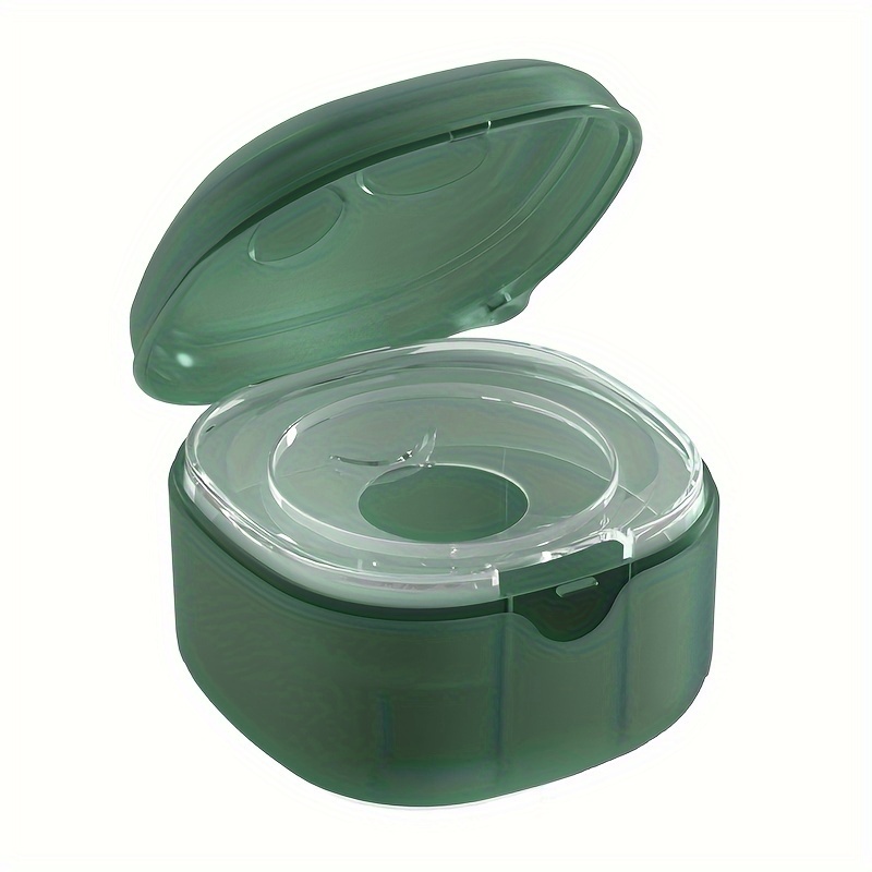 1pc Baby Car Hanging Pacifier Storage Box, Portable Dustproof Teething Toy Organizer, Transparent Plastic Container