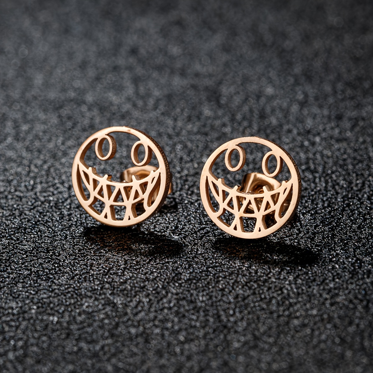 Mens Face Earrings 