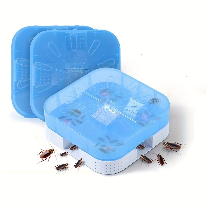 Caja casera reutilizable para atrapar cucharas sin carnadas o feromona,  Trampa para cucharadas, Cepo para cucarachas e insectos, Trampillas de  cucarac