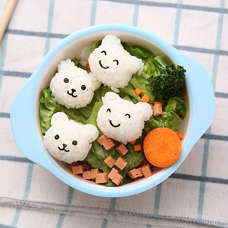 Pretty Comy DIY Sushi Mold Onigiri Rice Ball Food Press Triangular Sushi  Maker Mold Japanese Bento Seaweed Sushi Rice Ball Mold Kitchen Tool Little  Bear 