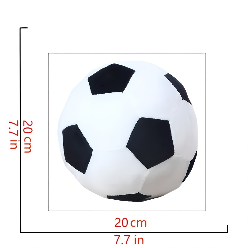 Balones Fútbol Felpa Balón Fútbol Relleno Esponjoso Almohada - Temu Mexico