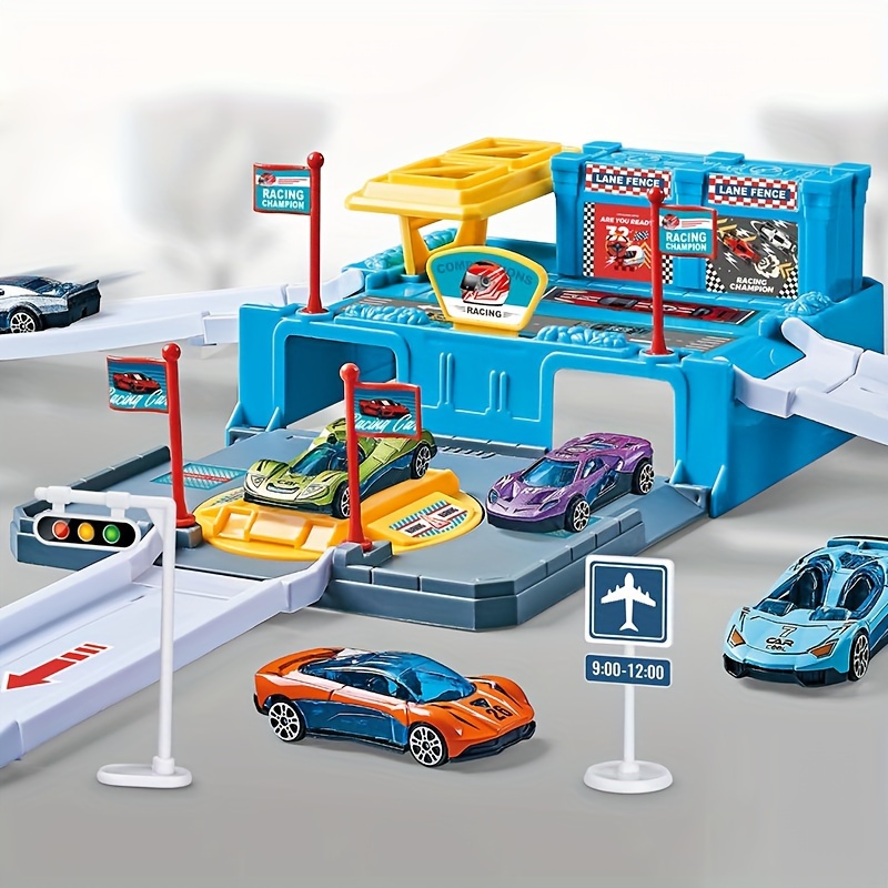 Rennstrecke Auto Garage Parkplatz Abenteuer Spielzeug Geschenke