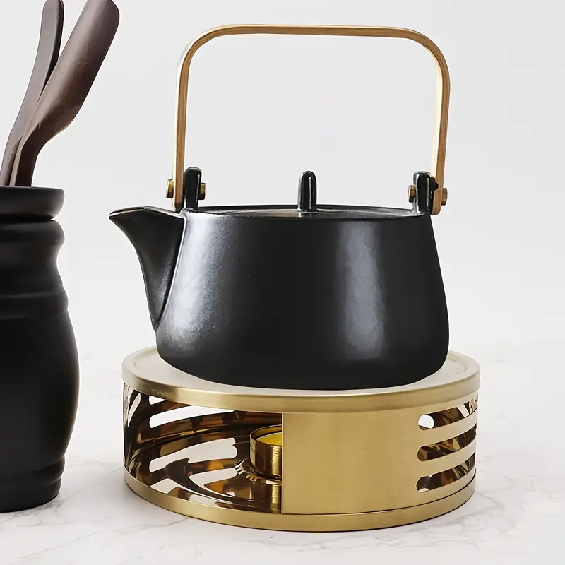 Teapot Heater Universal Tea Warmer Round Tea Light Stainless - Temu