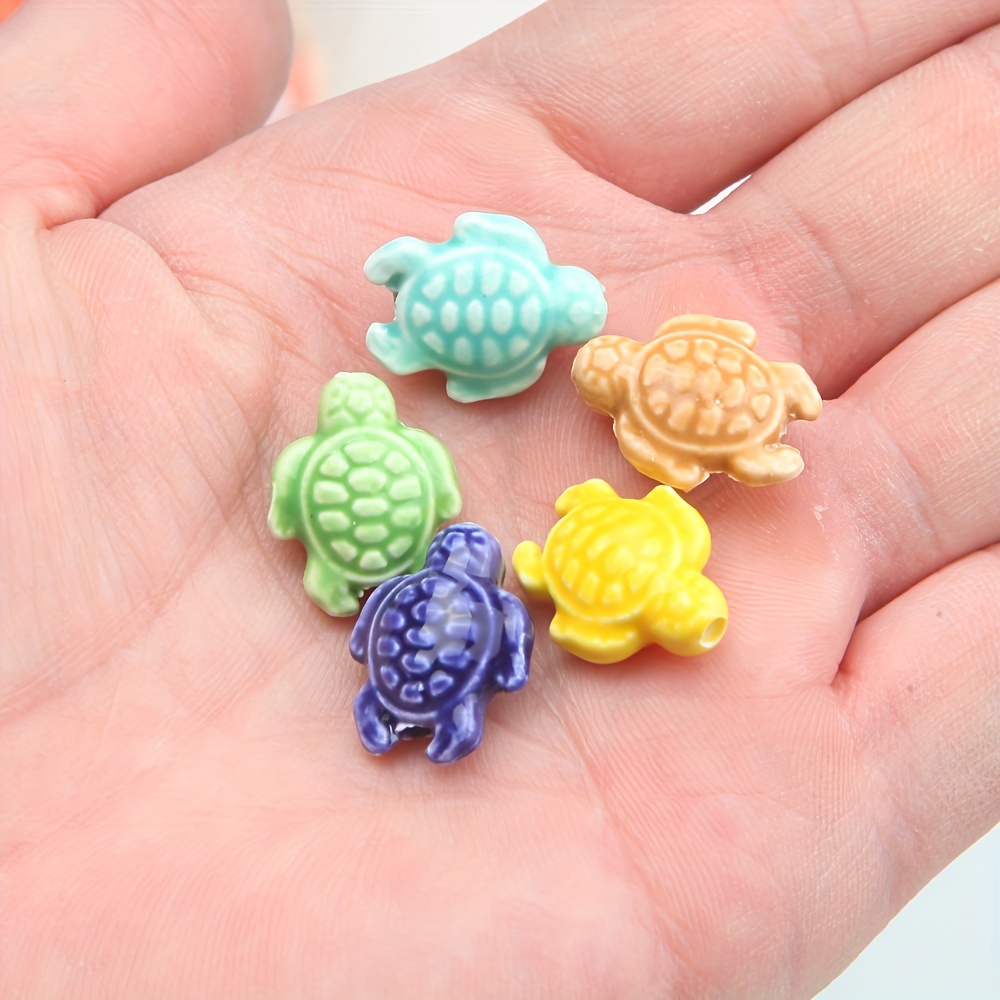 Acrylic Beads Colorful Lovely Turtle Bead Tortoise Loose - Temu