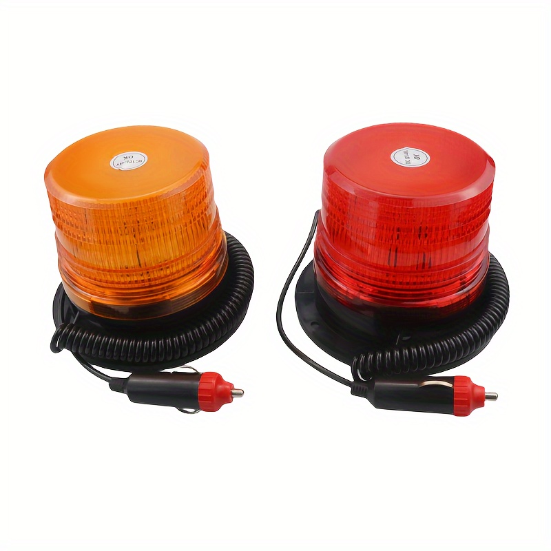 1pc Warnblitzleuchte Notfallleuchte Stroboskoplicht LED-Blitzleuchte  LED-Blitzleuchte Lampe IP67 Wasserdicht Sicherheit (mit Magnet)