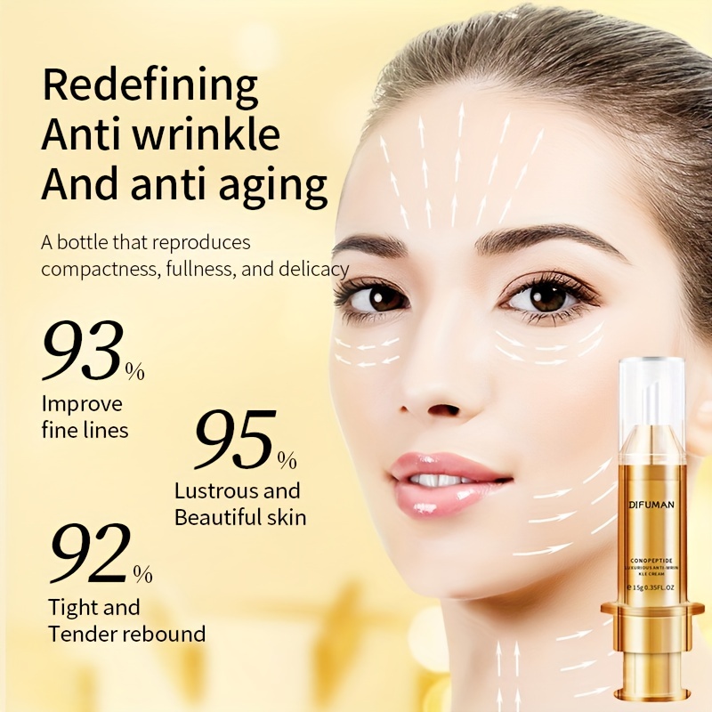 15g 5 Second Luxurious Wrinkle Cream Wrinkle Remover Puffy Eye Bag Lift Firming Skin Instant Cream Firming Facial Moisturizer