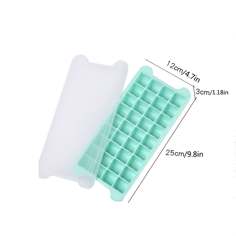 3pcs 6 Grids Random Color Ice Tray,Ice Maker,Ice Box Freezer Mold