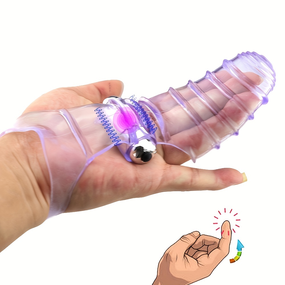 Strong Vibrating G spot Massage Finger Sleeve Masturbation Temu