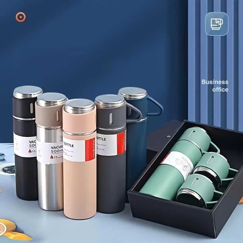 (Net) 600 ML| High Capacity Business Thermos Mug Stainless Steel Tumbler  Insulated Water Bottle Vacuum Flask for Office Tea Mugs / 81213