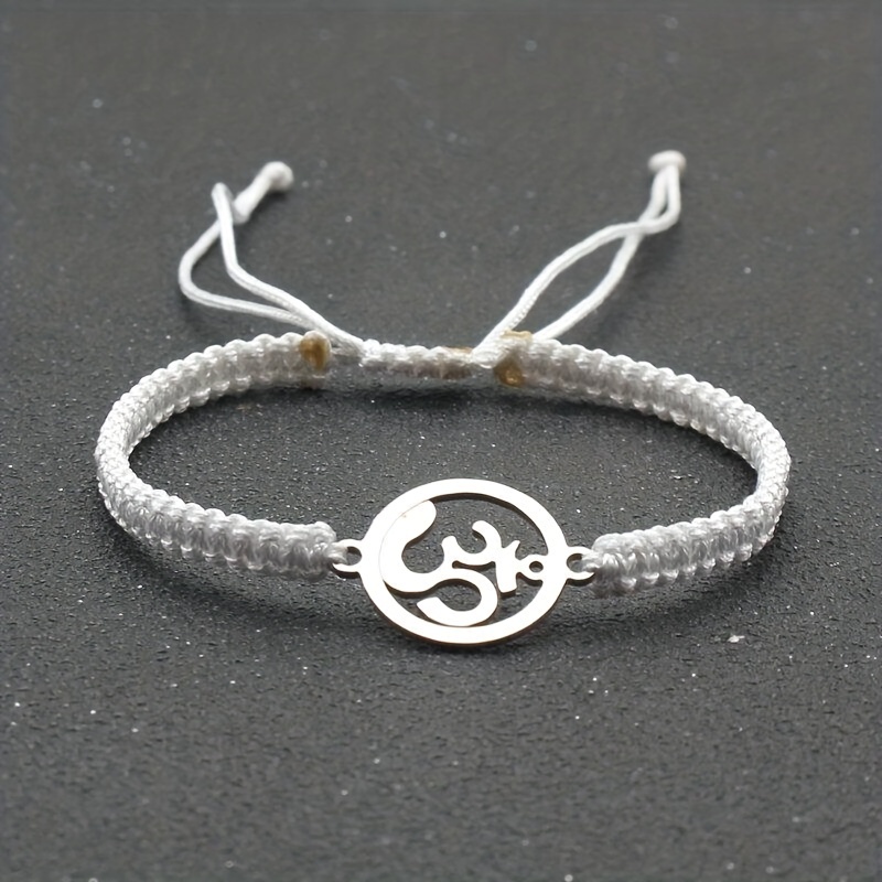 Stainless Steel OM Bracelet for Couples