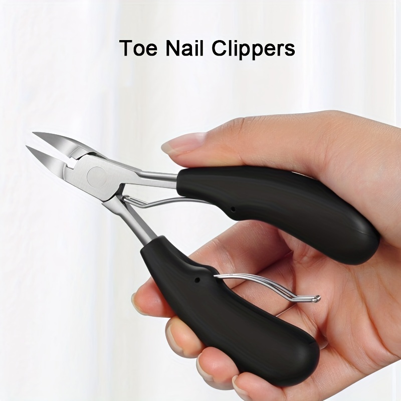 Podiatrist Toe Nail Clipper Thick & Ingrown Toe Nail Clippers For Men Seniors  Toenail Cutters Sharp Curved Blade Grooming Tool