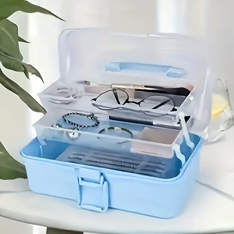 Large Capacity Storage Box Portable Foldable Case Multifunctional Scrapbook Stamp  Storage Hairpin Organizer Nail Art Jewelry Box - AliExpress