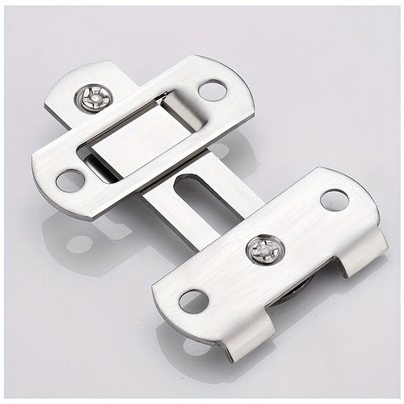 Stainless Steel Door Slide Latch Lock Silver Door Bolt For - Temu