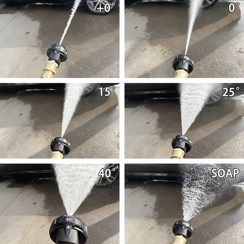 Jungleflash High Pressure Washer Tips Set With Nozzle Holder - Temu
