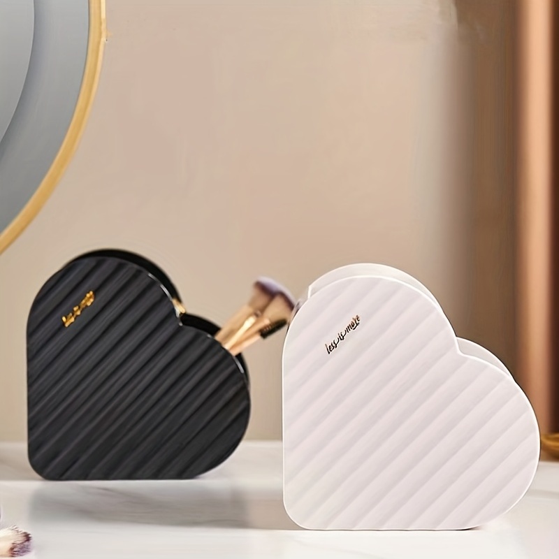 Heart Shaped Layered Storage Box for Makeup and Accessories