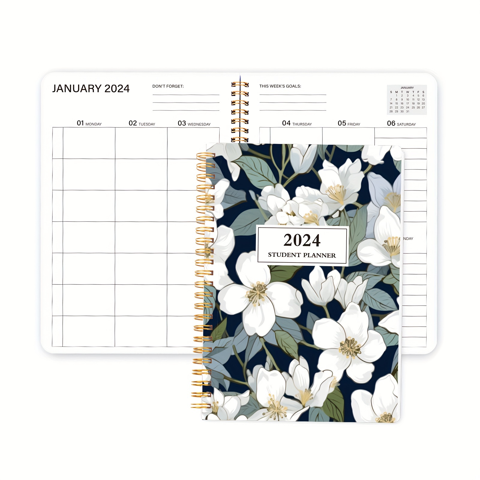 2024 Planner Weekly Monthly Planners January 2024 December - Temu