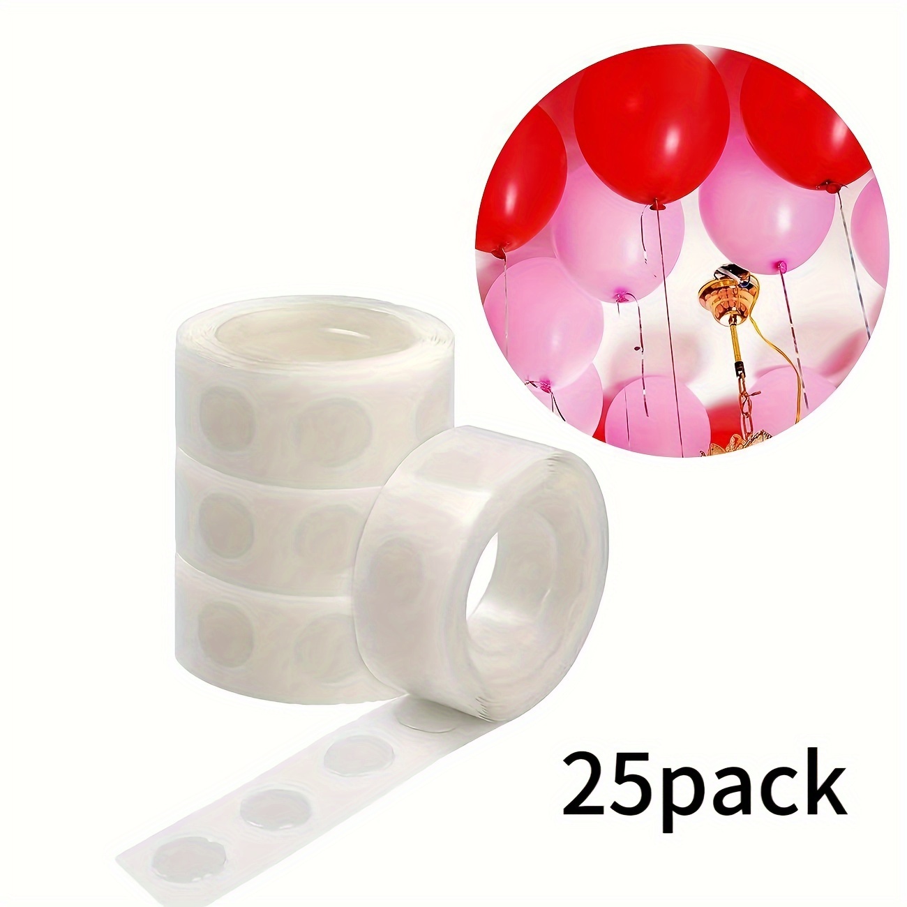 For One Pack, Balloon Glue Attachment Tape For Balloon Distribution Canvas  Or Wall Sticker For Birthday Party The Balloon Arch Wedding Decoration -  Temu Slovenia