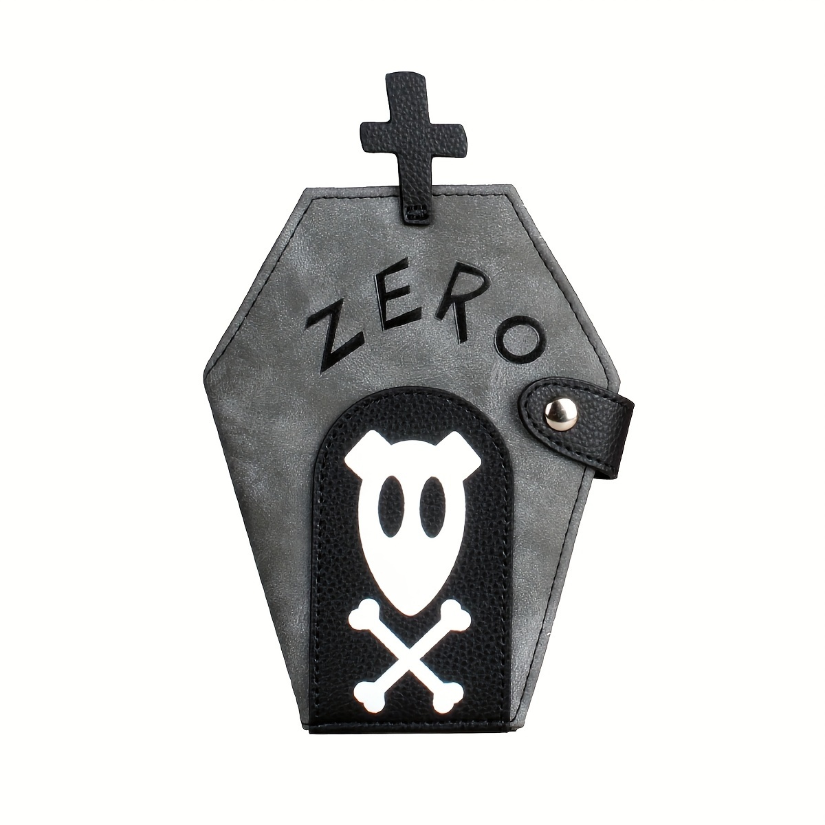 Image of High-quality Coffin-shaped Cross Women's Wallet, Stylish Women' Purse And Card Holder