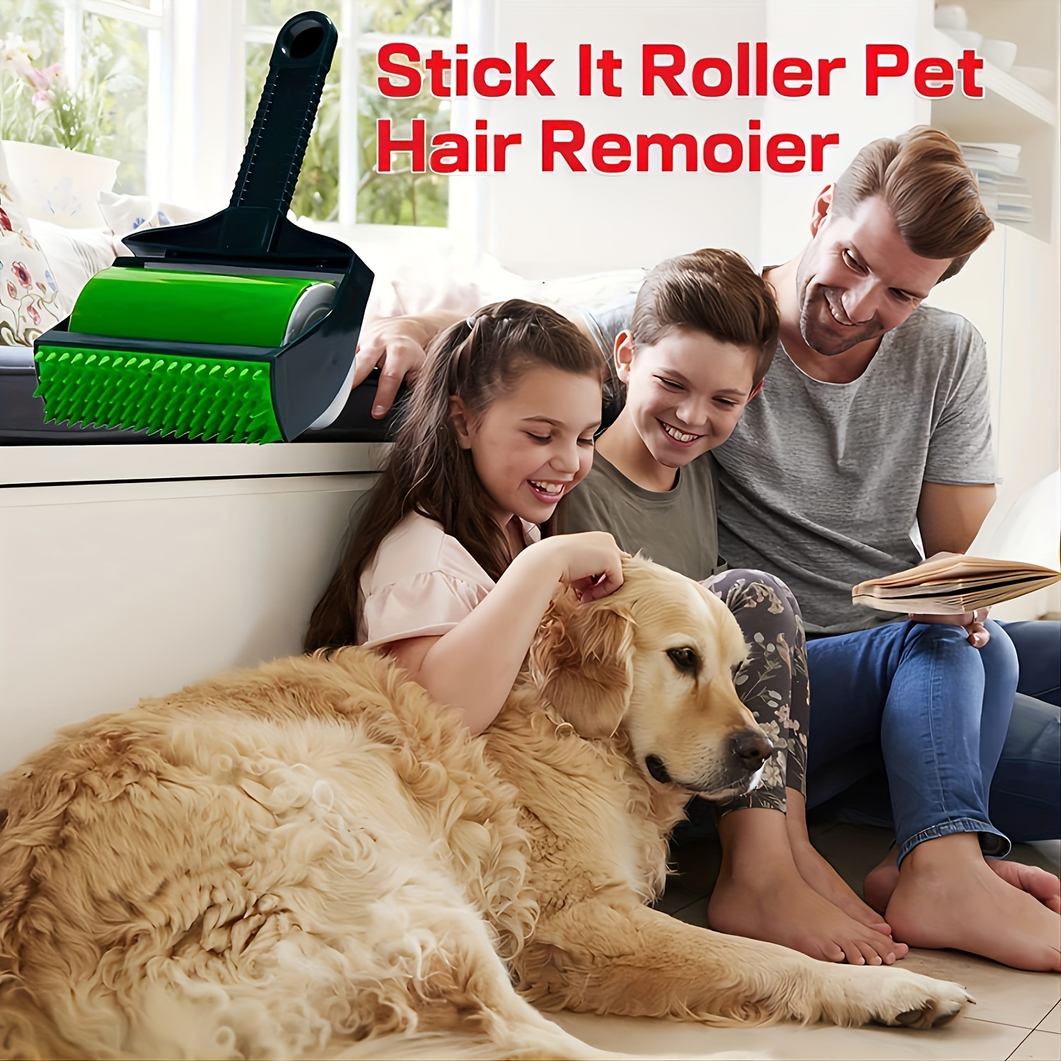Removedor de pelo de mascotas, removedor de pelo de perro para ropa, mejor  que los rodillos de pelusa para pelo de mascotas, removedor de pelo de
