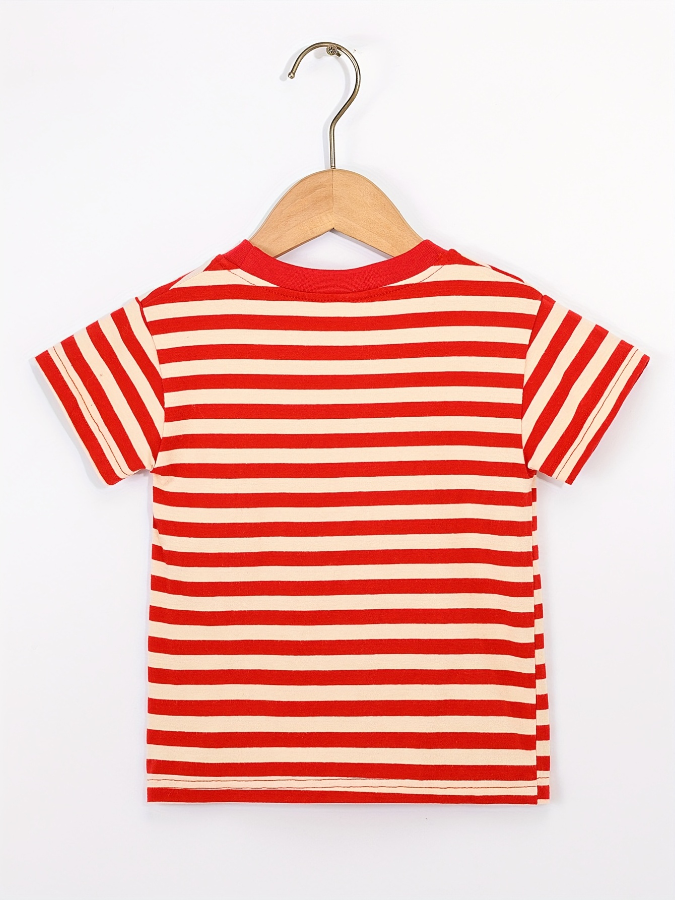 Red and white sales striped shirt boys