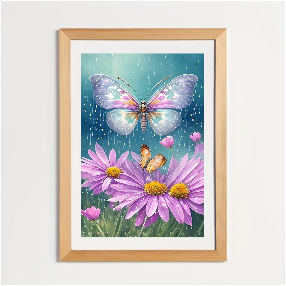 Diy Flower Deer Diamond Painting Set