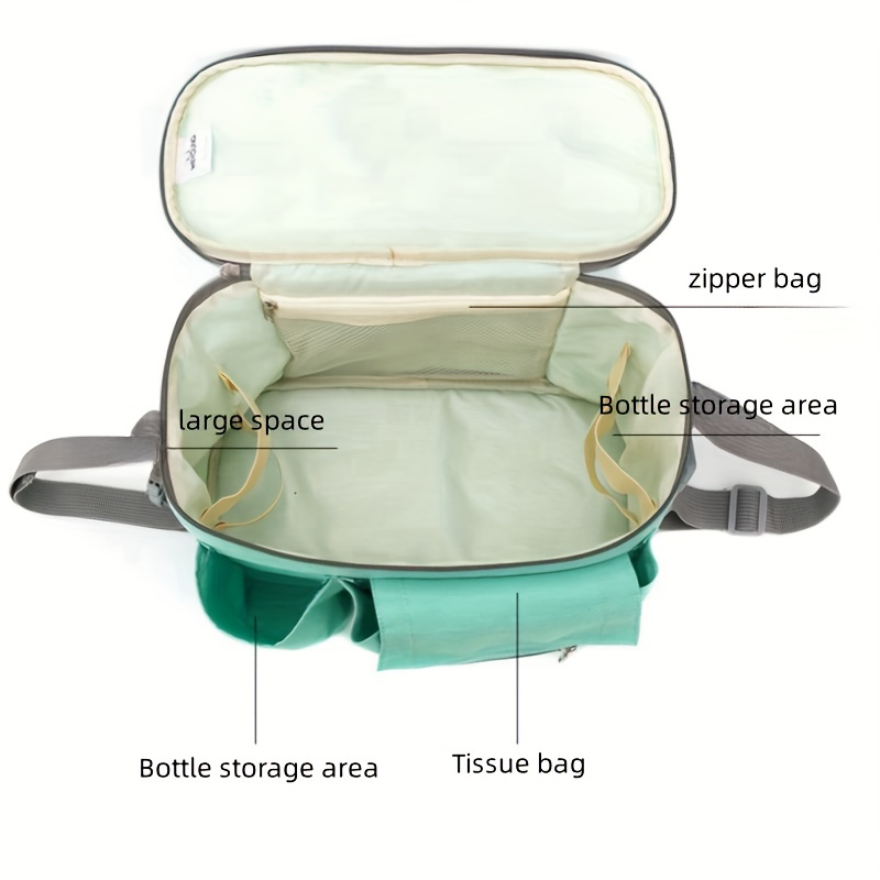 1pc Waterproof Baby Stroller Organizer Hanging Bag For Storage Of