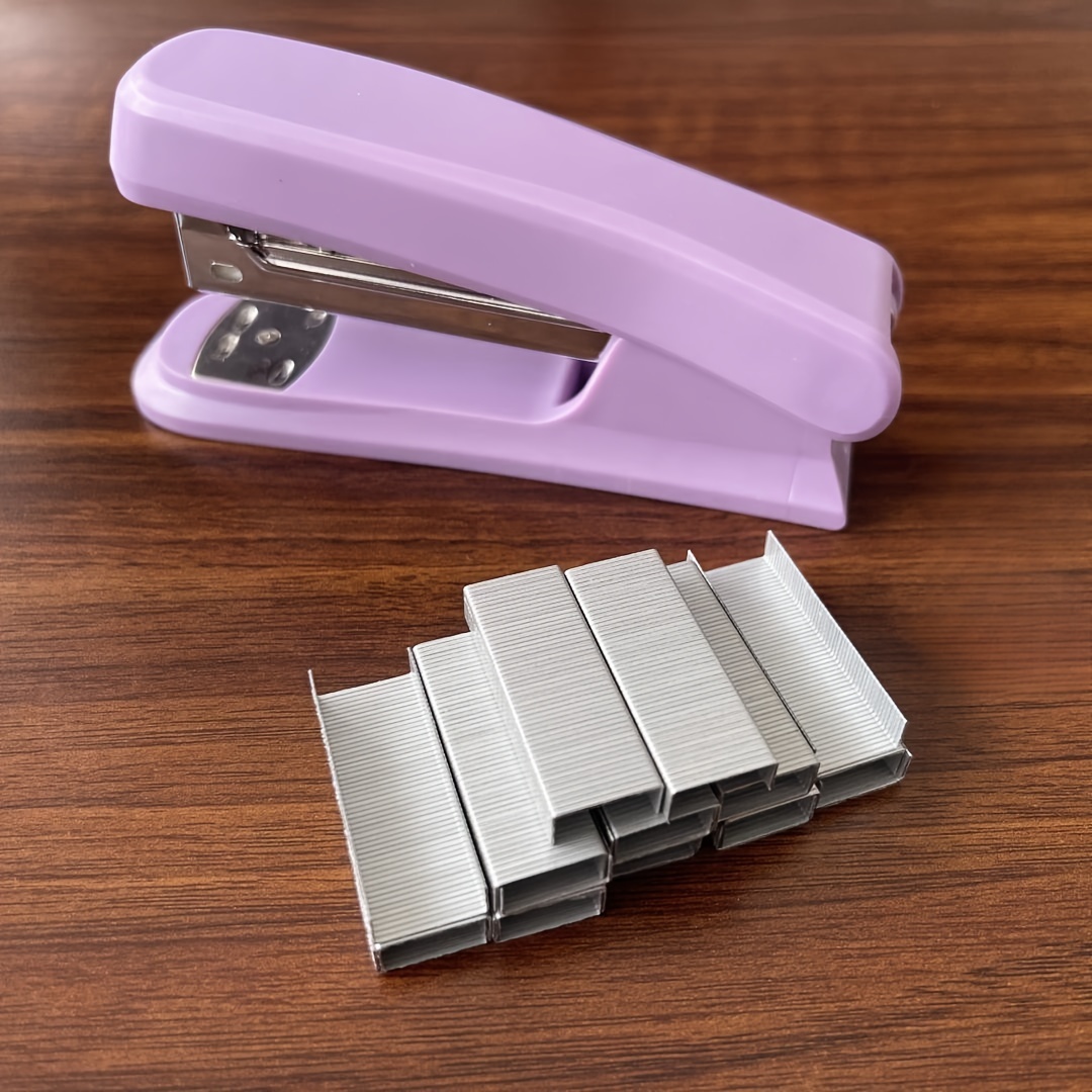 Stapler, Desktop Stapler, Office Stapler, Capacity, Including 1000 Staples  And Staple Remover, Purple - Temu United Arab Emirates