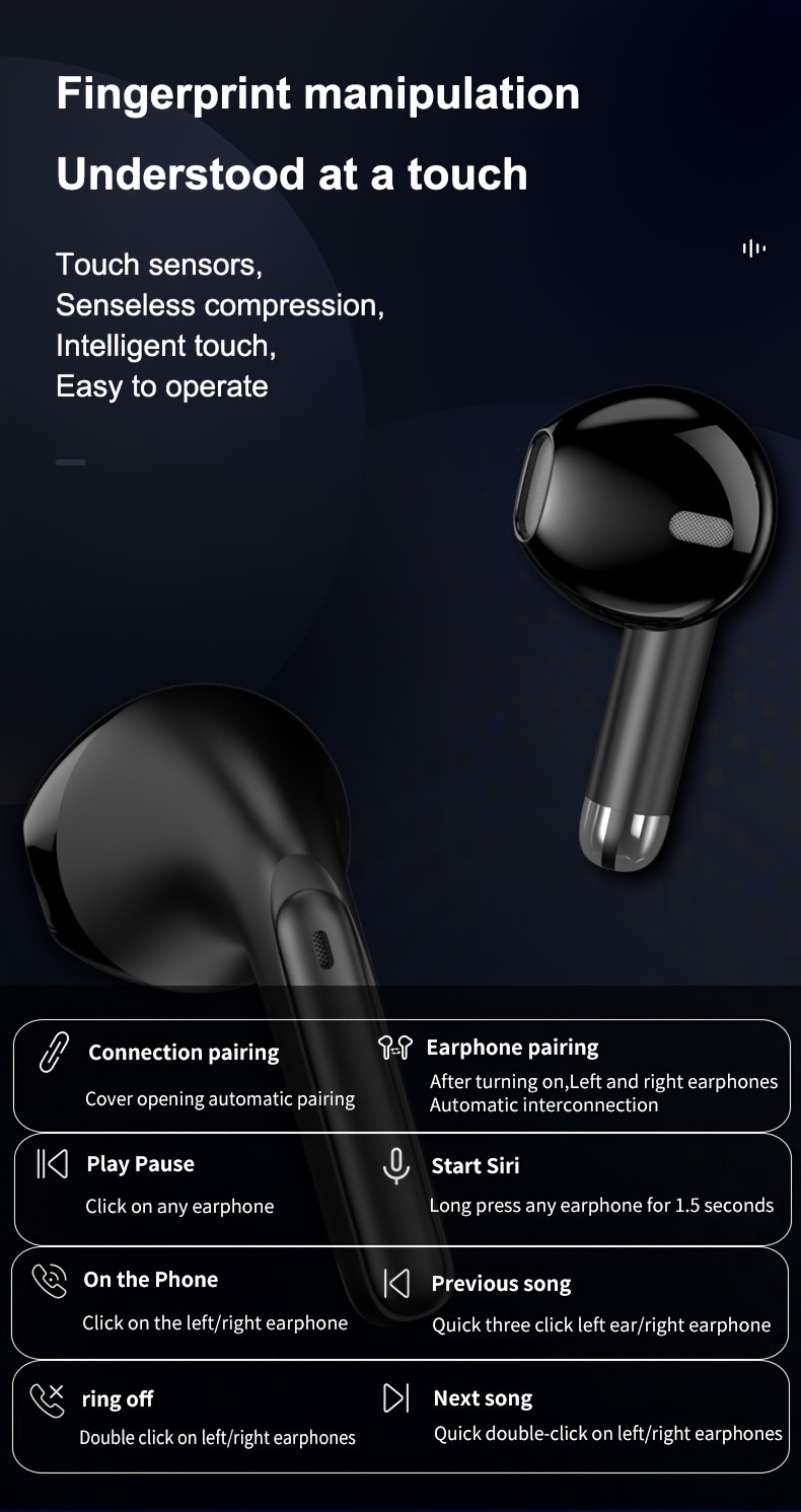 True Wireless 5.3 High Appearance Level In-ear Headphones_voghion.com