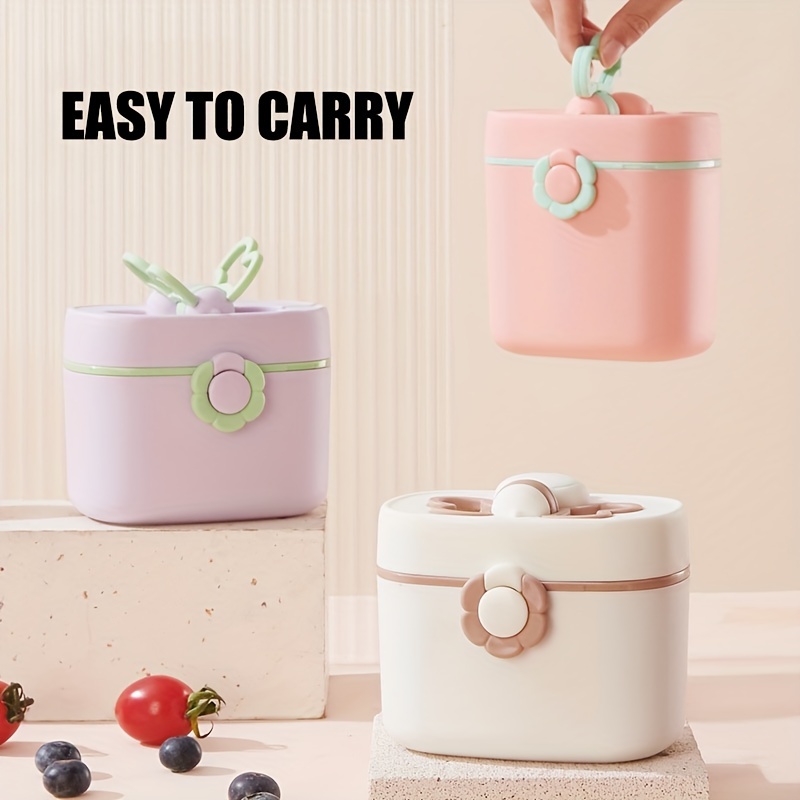 Small Milk Powder Box Portable Baby Going Out Food Supplement Rice Powder  Box Sealed Moisture Proof Sub Packaging Milk Powder Compartment Storage Jar  - Baby & Maternity - Temu Belgium