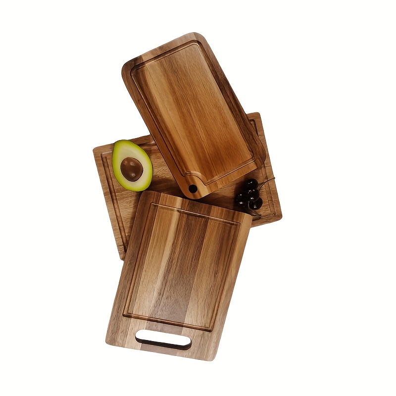 Wooden Chopping Board Set With Stand