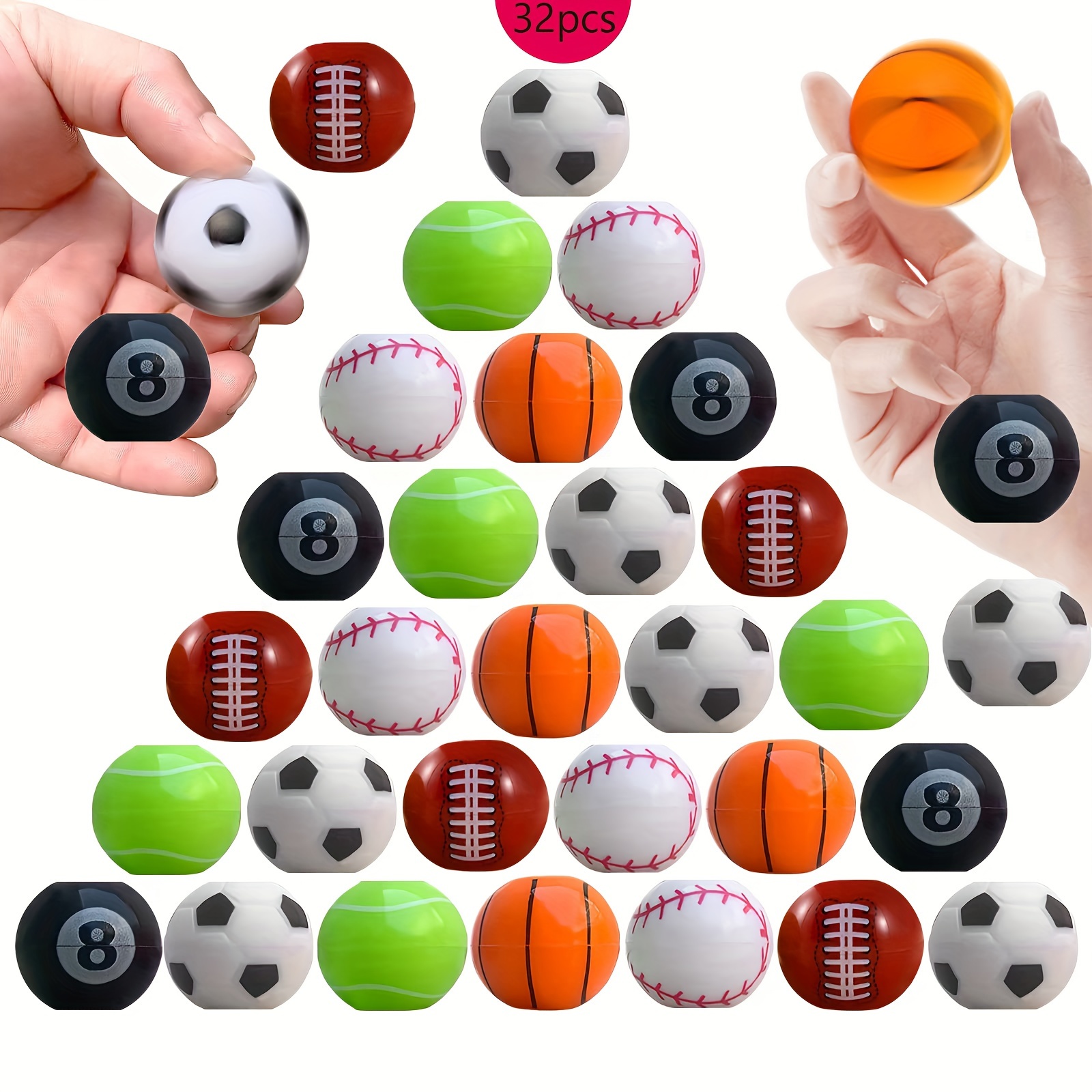 10 Piezas Mini Fidget Spinners Pelota Fútbol Juguetes - Temu Chile