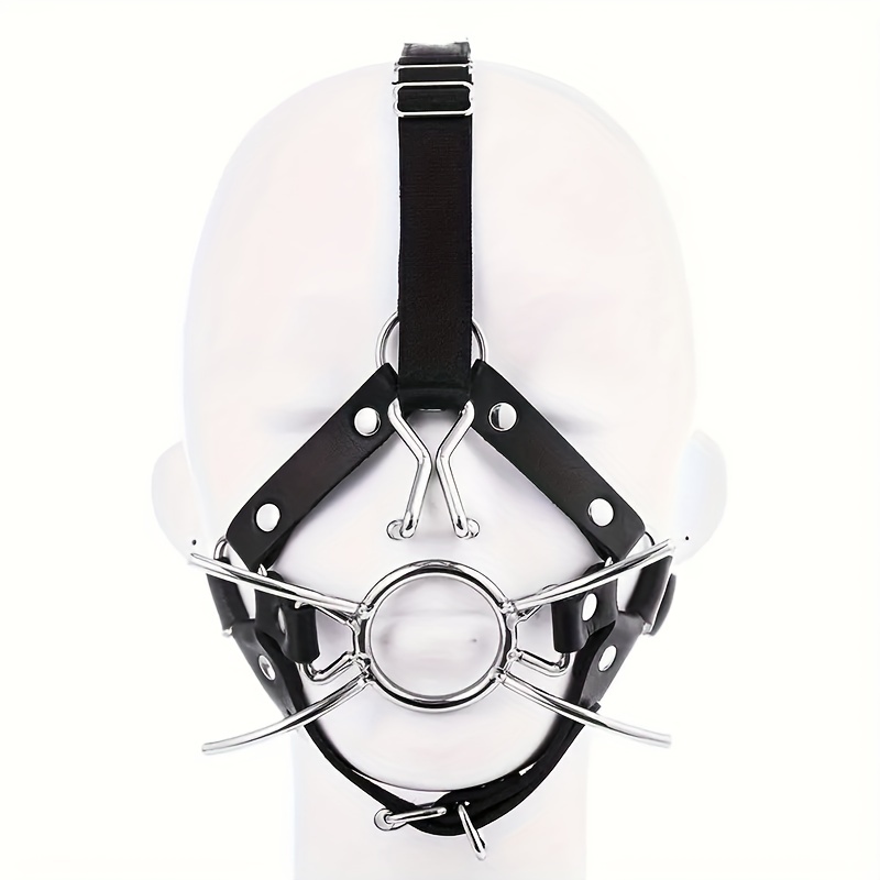  Sex Open Mouth Gag with O Ring, Bondage Restraints Toys SM Bite  Gag Muzzles for Sex (Style-1) : Health & Household