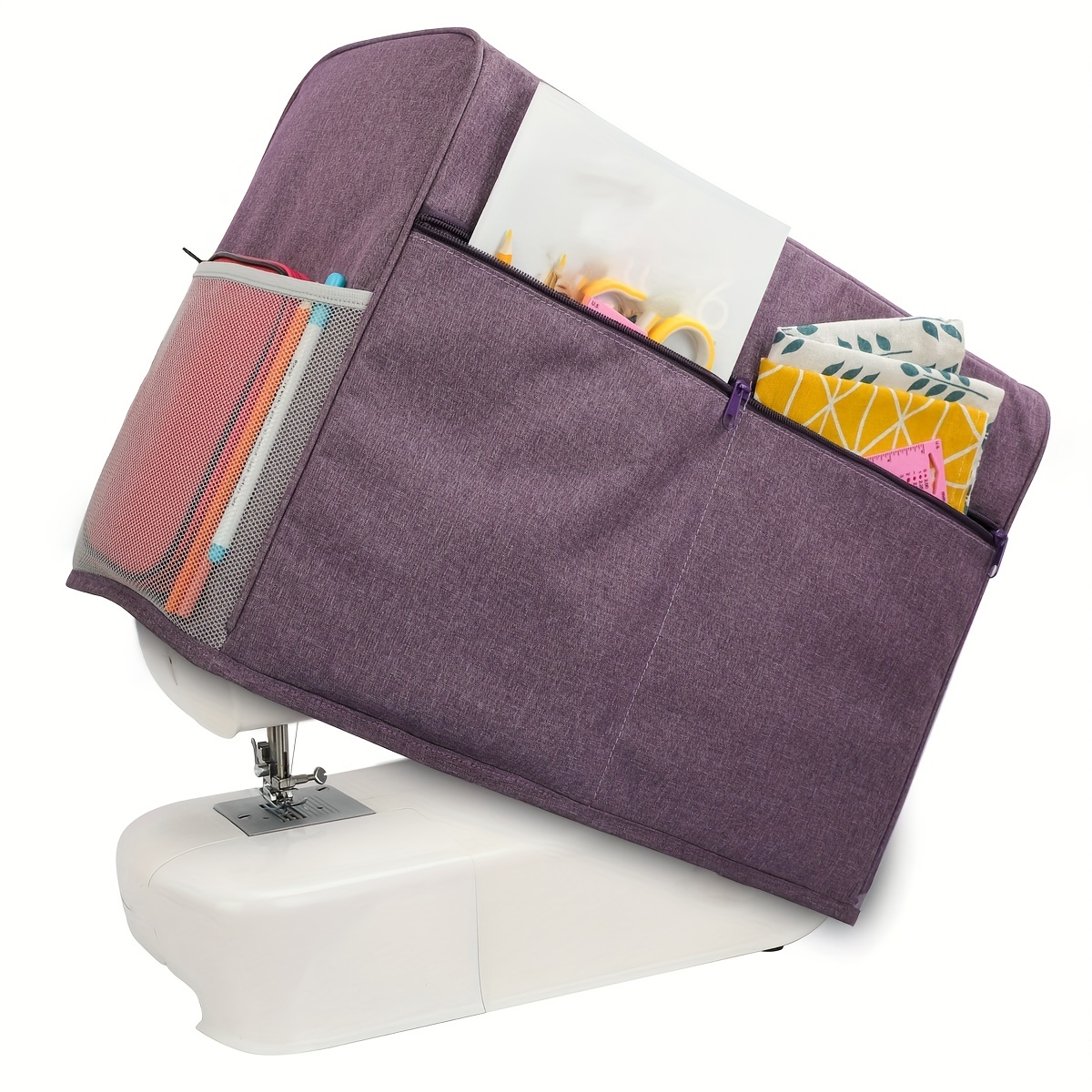  HOMEST Sewing Machine Dust Cover with Storage Pockets