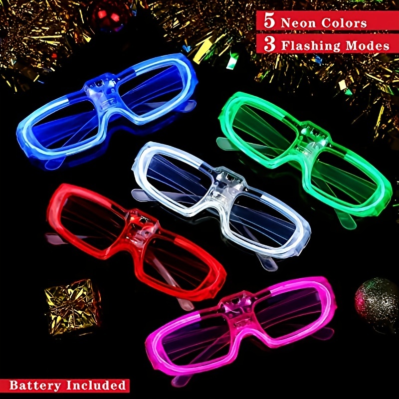 3pcs Gafas Led Light up Gafas Decorativas Favor Fiesta Cosas