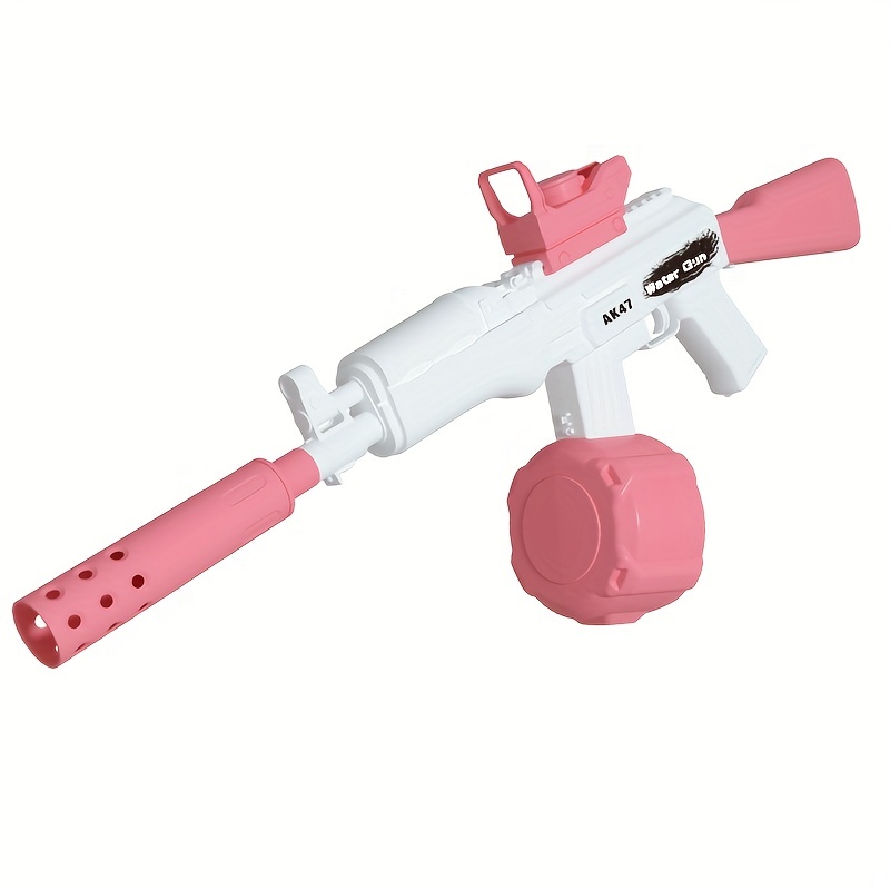 Akm Electric Water Gun: Up To Range, Automatic Toy For Kids