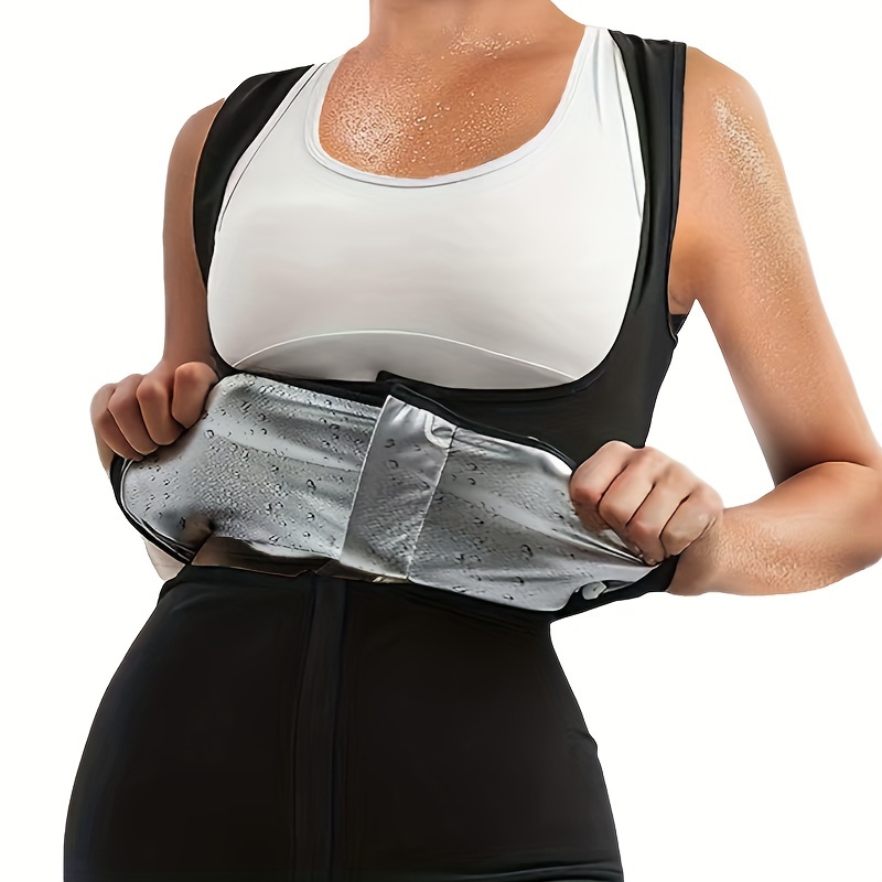 Hollow Design Sauna Sweat Vest Women Waist Trainer Workout - Temu