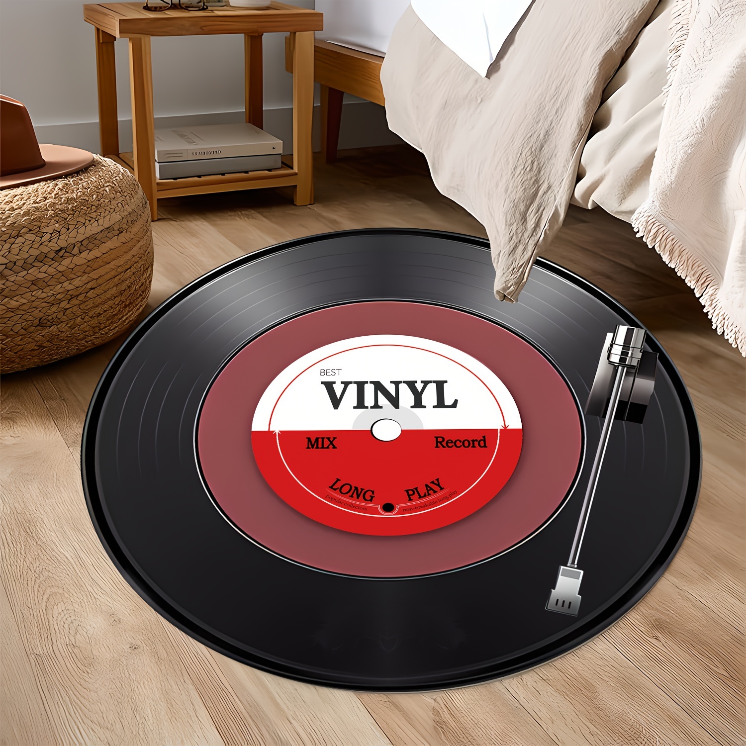 Vintage Vinyl Record Area Rug Non slip Waterproof Dirt - Temu