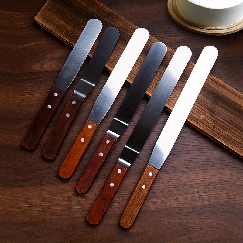 Spatula Heat Resistant Scraper Sptula Cake Scraper Wooden - Temu