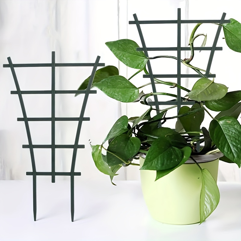 

2/4/8pcs, Garden Trellis For Climbing Plants, Superimposed Potted Garden Plant Support Vines Vegetables Vining Flowers Patio Climbing Trellises For Ivy Roses Cucumbers Clematis Pots Supports