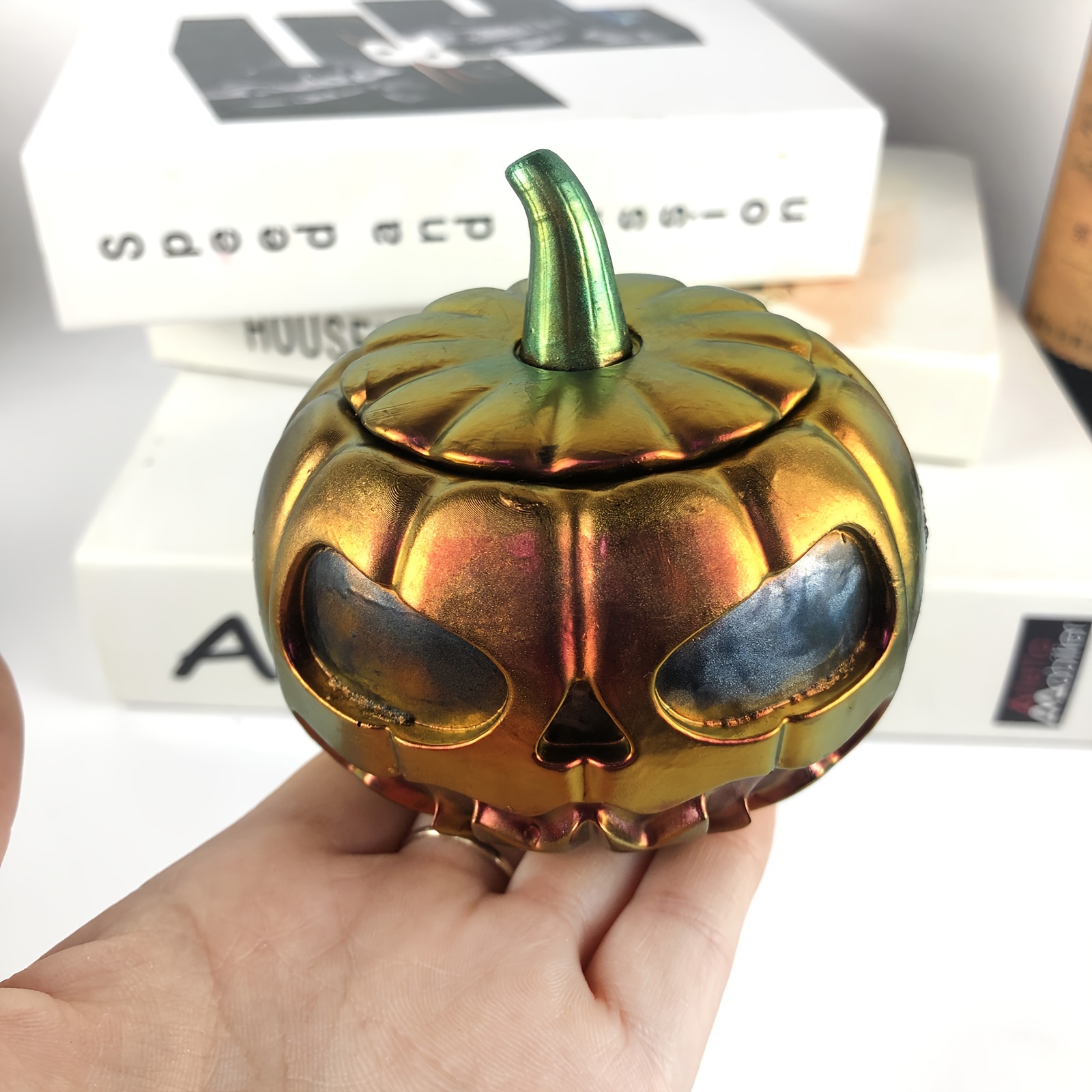 Pumpkin Jar Jewelry Boxes Silicone Molds 3d Halloween - Temu